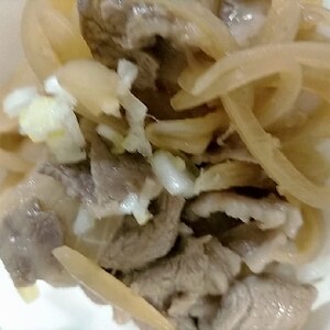 我が家の牛丼